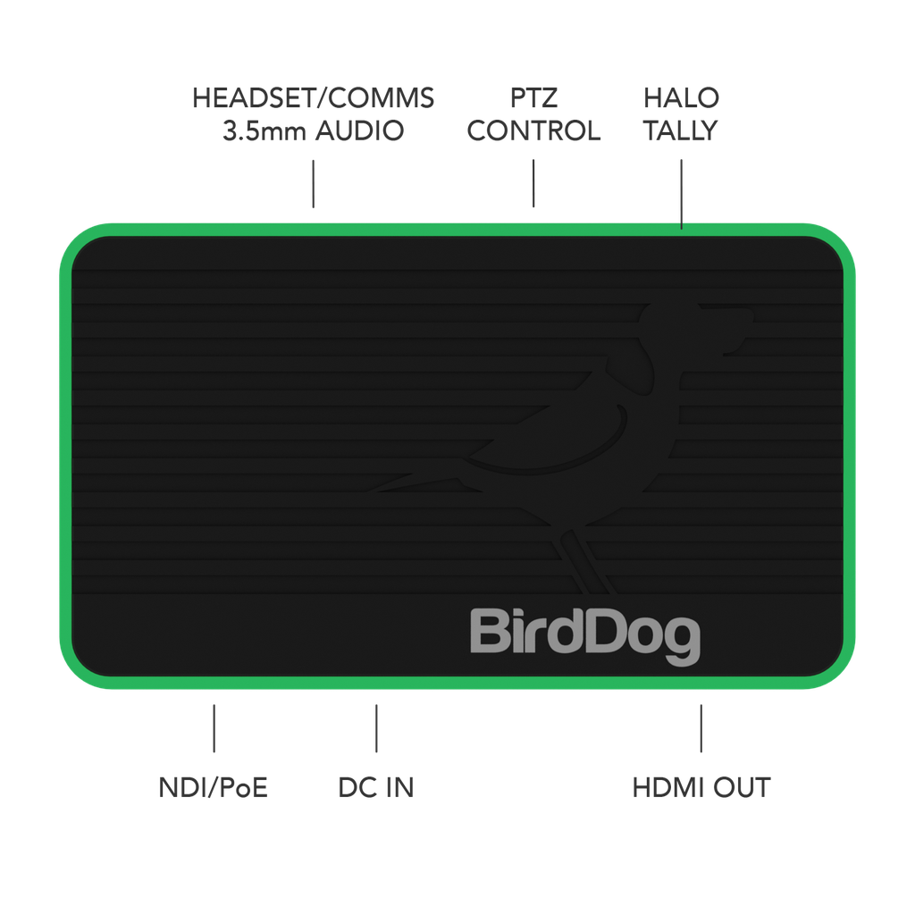 BirdDog Flex 4K OUT -legend